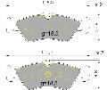 Set Garnituri Frana Disc - mercedes benz, puch (steyr-daimler-puch), volkswagen